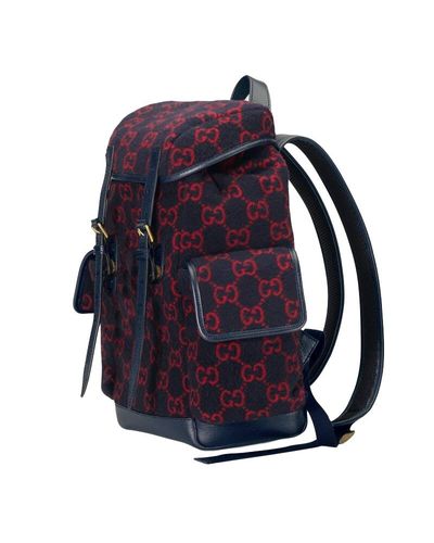 Gucci Backpack Blue/red for Men | Lyst
