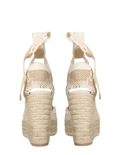 michelle espadrille wedge pump