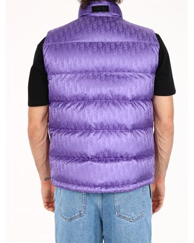 Dior Dior Oblique Purple Vest for Men | Lyst