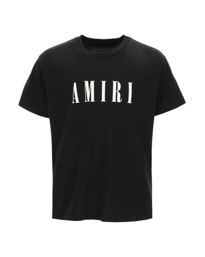 Amiri Cotton Core Logo T-shirt in Black for Men - Lyst