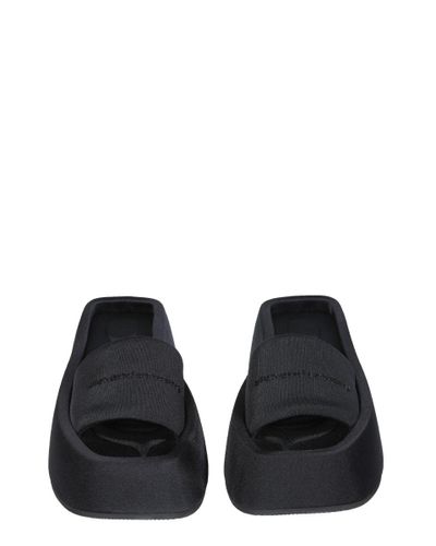 Alexander Wang Synthetic Taji Platform Slide in Black - Lyst