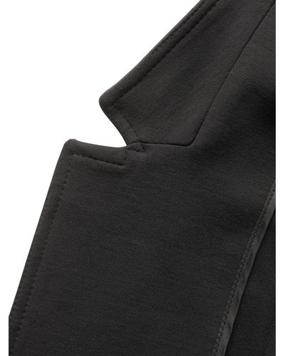 unstructured stretch ponte blazer