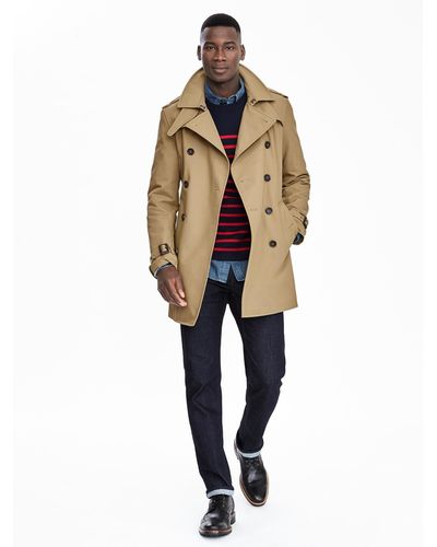 Banana republic men's trench coats Clearance