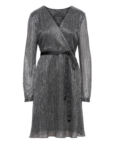 banana republic metallic pleated dress