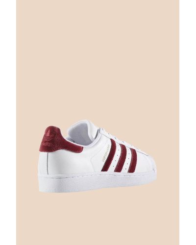 adidas superstar black and red stripes