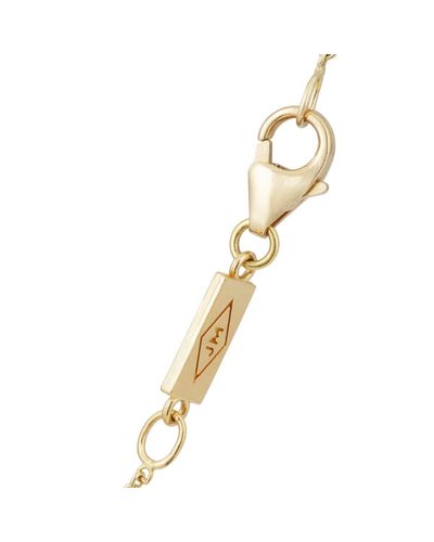 Jennifer Meyer Mini Bezel Bracelet in Gold