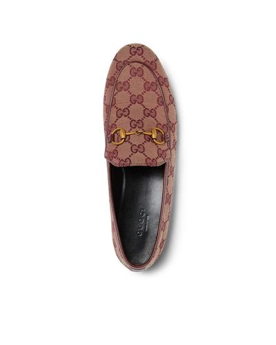 gucci jordaan canvas loafer