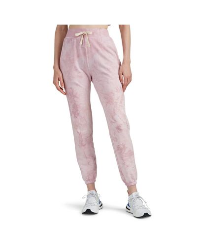 pink cotton sweatpants