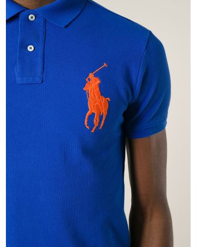 Polo Ralph Lauren 'big Pony' Polo Shirt in Blue for Men - Lyst
