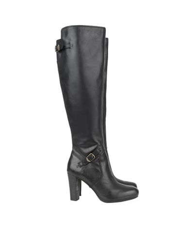 UGG Adyson Knee High Leather Boot in Black - Lyst