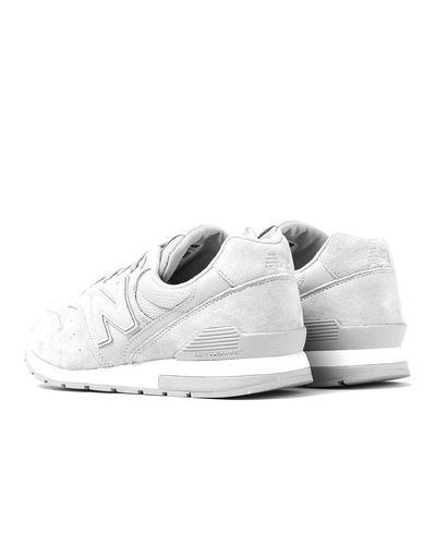 Balance 996 Light Grey Suede Trainers 