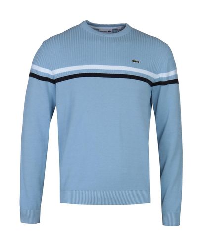 lacoste blue sweater