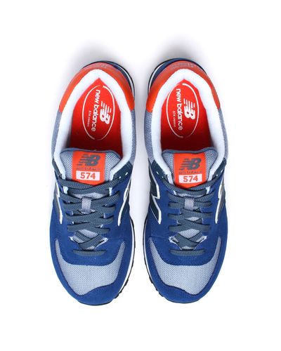 New Balance 574 Royal Blue \u0026 Orange 