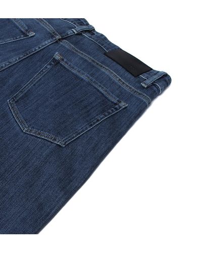 BOSS by HUGO BOSS Delaware 3-1 Mid Wash Blue Stretch Denim Slim Fit Jeans  for Men - Lyst