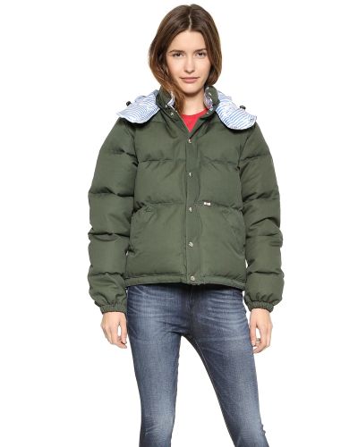 maison kitsune down jacket