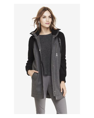 express gray jacket