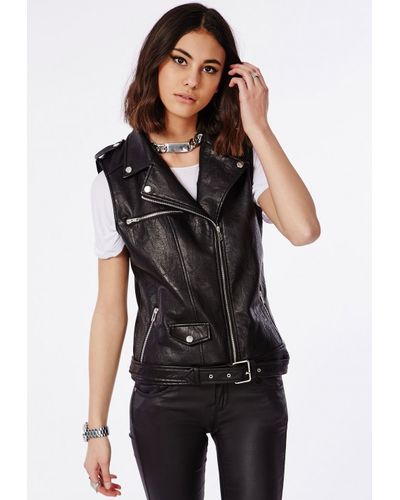 leather gilets