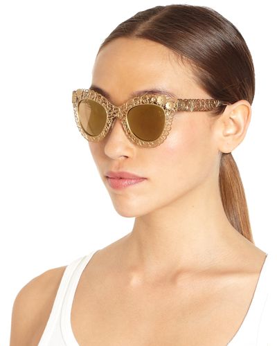 dolce and gabbana gold sunglasses