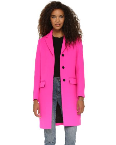 dark pink coat