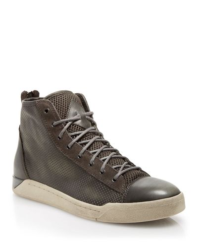 diesel tempus diamond high top sneakers