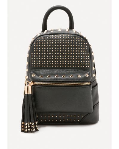 bebe black backpack