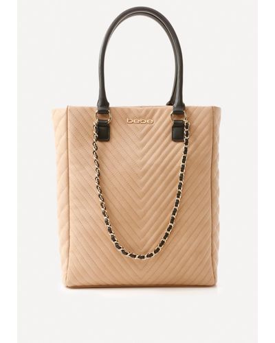 Bebe Samara Quilted Tote Lyst