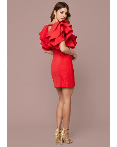 dramatic ruffle dress