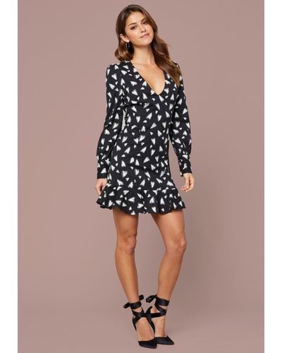 open back ruffle dress