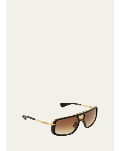 Dita Eyewear Mach-eight Aviator Sunglasses - Natural