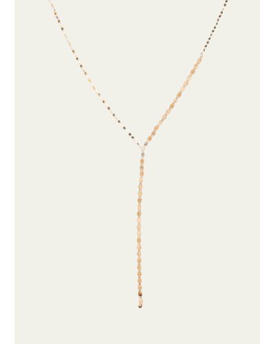 Lana Jewelry Nude Lariat Disc Necklace - Natural