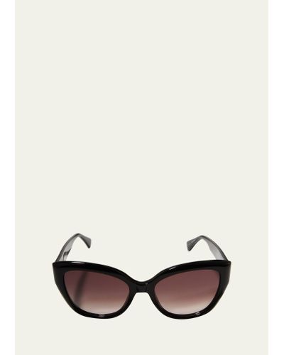 Max Mara Gradient Acetate Cat-eye Sunglasses - Natural