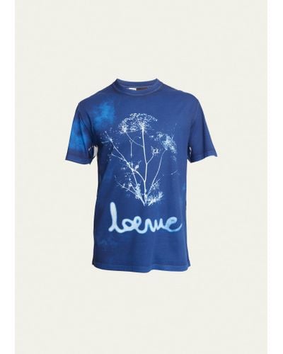 Loewe X Paula's Ibiza Fennel Graphic T-shirt - Blue
