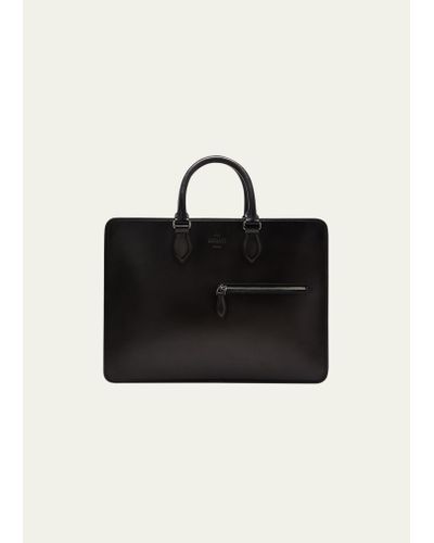 Berluti Deux Jours Leather Briefcase - Black