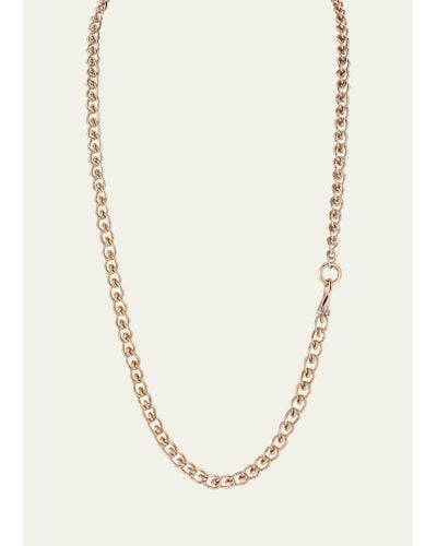 WALTERS FAITH Huxley 18k Rose Gold Coil Chain Necklace - White