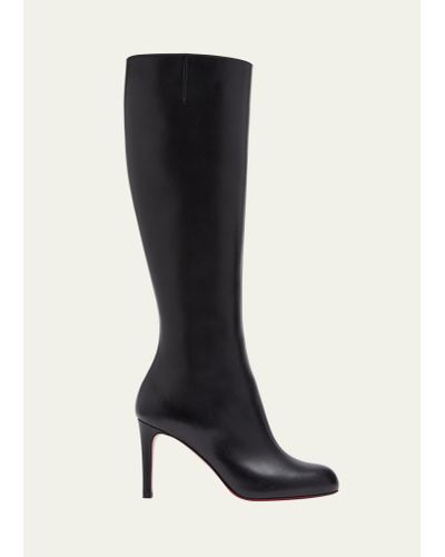 Christian Louboutin Pumppie Knee High Boot - Black