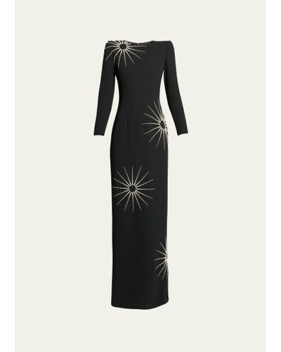 Dries Van Noten Dalista Embellished Gown - Black