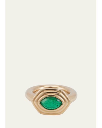 Harwell Godfrey Cairo Ring With Emerald - Green