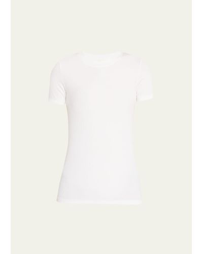 Splits59 Louis Rib-knit Short-sleeve T-shirt - Natural