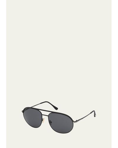 Tom Ford Gio Aviator Sunglasses - White