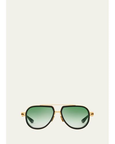 Dita Eyewear Vastik Aviator Sunglasses - Green