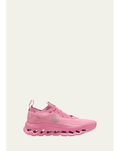 Loewe X On Cloudtilt Knit Running Sneakers - Pink