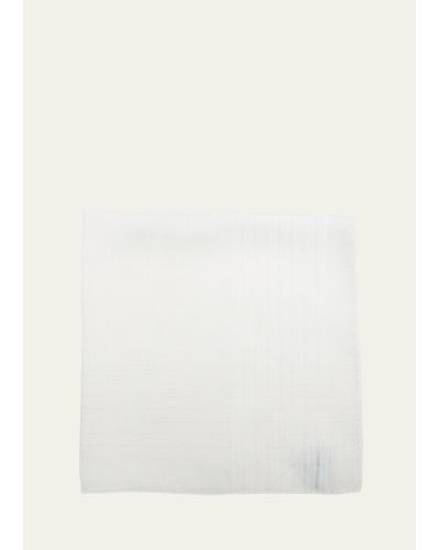 Simonnot Godard Signature Cotton-linen Handkerchief - Natural