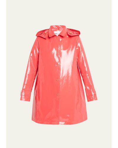 Jane Post Iconic Princess Slicker Rain Jacket - Pink
