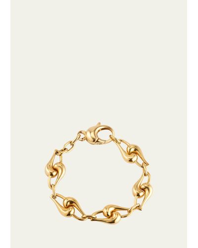 Brent Neale 18k Yellow Gold Large Knot Chain Bracelet - Metallic