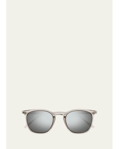 Saint Laurent Sl 623 Acetate Square Sunglasses - Gray