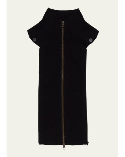 Veronica Beard Uptown Cashmere Dickey - Black