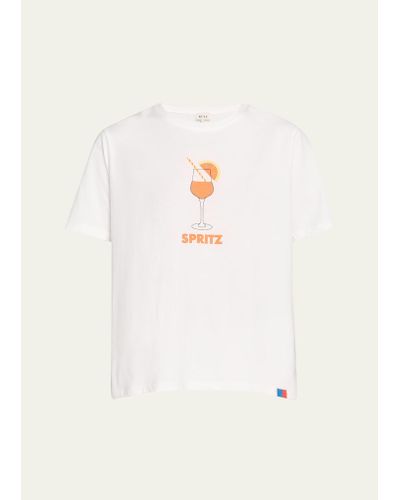 Kule The Modern Spritz Graphic Print Short-sleeve T-shirt - Natural