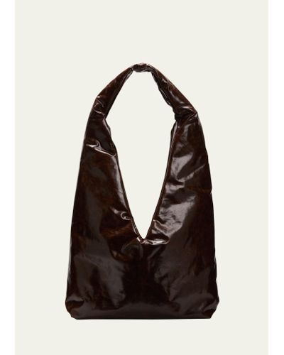 Kassl Anchor Skai Medium Faux-leather Shoulder Bag - Black