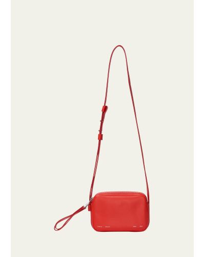 Proenza Schouler Watts Leather Camera Shoulder Bag - Red