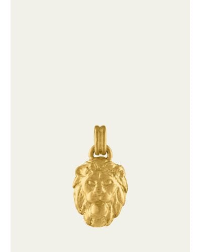 Prounis Jewelry Lion Pendant - Metallic